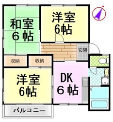 大場駅 徒歩6分 2階の物件間取画像